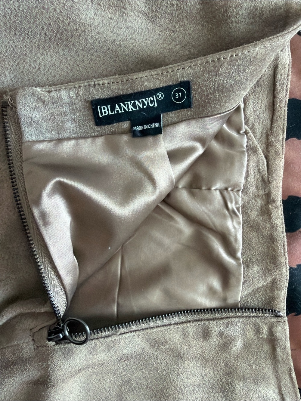 [BlankNYC] Genuine Leather Skirt